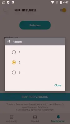 Rotation Control android App screenshot 3